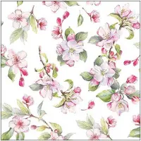 Ambiente Servet 33 Spring blossom white