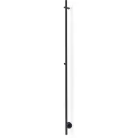 Rosani ONE Elektrische Handdoekradiator 170cm hoog - 30Watt - mat zwart SW1126013