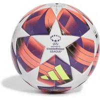 Adidas Women's UEFA Champions League League Voetbal Maat 5 2024-2025 Oranje Zilver Geel