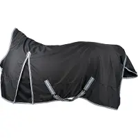 Horka outdoordeken high neck 600D zwart