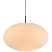 LINDBY Glazen hanglamp Sonika, dimbaar, Woon-/ Eetkamer, hanglamp