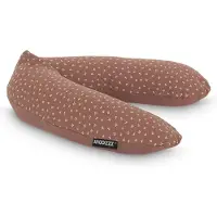 Snoozzz Voedingskussen Premium Kwaliteit - 185 cm – Microparel Vulling – Luxe Draagtas – Wasbare Hoes - Babette