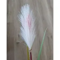 Mica Decorations - 3x - Rietgras/pluimgras kunstplant losse steel - takken - roze/witte pluim - 72 cm