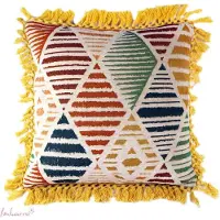 Urbanjngl Imbarro - Sierkussen 'Olive' (50cm x 50cm)