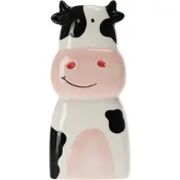 Excellent houseware Waterverdamper radiator - koe - kunststeen - kinderkamer - 18 cm - luchtbevochtiger