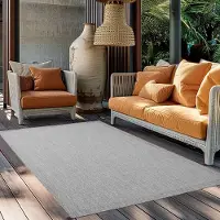 Muratap Solid binnen en buiten vloerkleed indoor & outdoor laagpolig effen - 280x370 cm