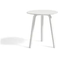 HAY Bijzettafel Bella Coffee White Ø45 x H49 cm