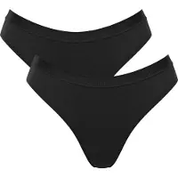 Sloggi GO Casual High leg 2P Dames Onderbroek - Zwart - Maat L