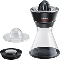 Bosch MCP72GPB Citruspers, kunststof, roestvrij staal, zwart, transparant