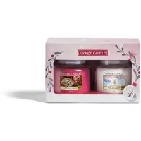 Yankee candle Accessoires voor geuren Sets Cadeauset Peppermint Pinwheels 411 g + Snow Globe Wonderland 411 g