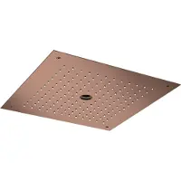 Hotbath Mate M148 inbouw hoofddouche 38cm vierkant geborsteld koper PVD