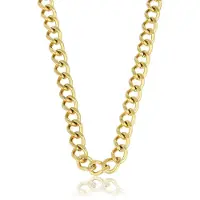 My Bendel - Grove Ketting met 6 Mm Goudkleurige Schakels - Goudkleurige Ketting 6mm Grove Schakels Elegant Design - met Luxe Cadeauverpakking | Sieraden Voor Dames