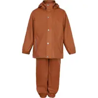 En fant - Regenpak voor kinderen - Leder Bruin - maat 98cm