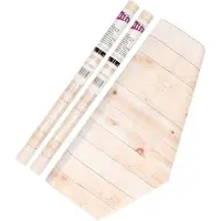 Patifix Decoratie plakfolie met houtnerf look - 2x - 45 cm x 2 meter - zelfklevend - kleeffolie - decoratiefolie