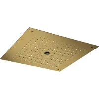 Hotbath Mate M148 inbouw hoofddouche vierkant 38cm geborsteld messing PVD