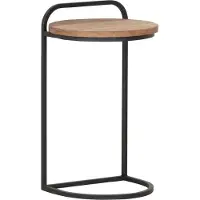 DTP Home Laptop table Soho TEAKWOOD,60xØ35 cm, recycled teakwood top (Naturel, 35x35x60cm)