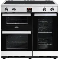 Belling Cookcentre 90 Ei - Inductie fornuis - RVS