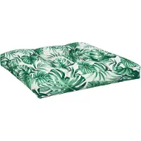 vidaXL Palletkussen bladpatroon 70x70x12 cm