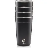 Mizu Reisbeker Party Cup Black 500ml (4-Delig)