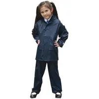 Result Regenpakken navy blauw voor meisjes XL (152-164) - Regenpakken
