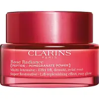Clarins Super Restorative Rose Radiance Cream - Dagcrème met peptide en pomegranate - 50ml