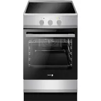 Fagor FACI203S Inductiefornuis 50 cm breed met aangesloten 3 Fase Perilex stekkerkabel - Zilver