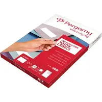 Pergamy witte etiketten, ft 70 x 36, rechte hoeken, pak van 2400 etiketten - 2 stuks