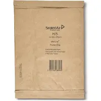 Mail lite gewatteerde envelop bruin 264 x 374 mm - zelfklevend (50 stuks)