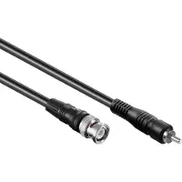 Universal BNC (m) - Tulp RCA (m) kabel | RG59 | 75 Ohm | 5 meter