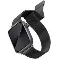 Uniq Dante Mesh Milanese stalen bandje voor de Apple Watch | 38/40/41/42 mm - Graphite