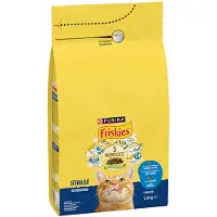 Friskies 1,5kg PURINA Gesteriliseerde kat met zalm, tonijn en groenten