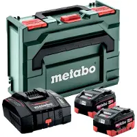 Metabo 685303000 | LiHD basisset 18V in metaBOX 145 (2x 8.0Ah accu + ASC 290 lader) - 685303000
