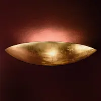 Orion Wand uplighter TAMARA, dimbaar, messing / goud, Woon-/ Eetkamer, Keramiek, Wandlamp