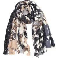 Giuliano '' in between season'' - Zwart - Dames - Sjaal