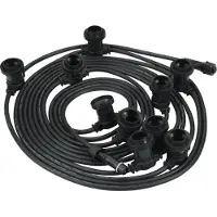 SPL Prikkabel | 10X E27 IP44 Max 1500W | 10 Meter