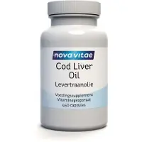 Nova vitae Levertraanolie capsules