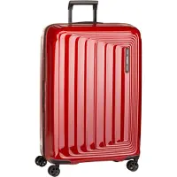 Samsonite Nuon 4 wielen Trolley 75 cm met uitbreidingsplooi rood