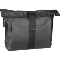 Jost Schoudertas met laptopvak Viborg Shoulder Bag Black Zwart