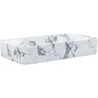 Beliani IPALA - Wastafel - Wit - 61 x 35 cm - Keramiek