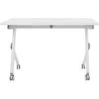 Beliani BENDI - Bureau verstelbaar - Wit - 120 x 60 cm - Metaal