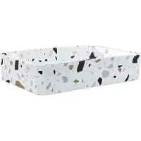 Beliani NULES - Wastafel - Wit - 51 x 34 cm - Keramiek