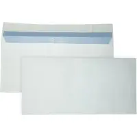 DULA C5/6 Enveloppen - Bank envelop - 114 x 229 mm - 250 stuks - zelfklevend met plakstrip - 80 Gram