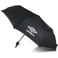 Umbro Paraplu - zwart/grijs - polyester - 55 x 100 x 100 cm - opvouwbaar - kleine paraplu - regenbescherming - zonwering