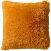 Praxis Kussen Fluffy 45x45cm Mosterd