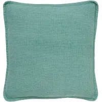 Dutch decor - BOWIE - Sierkussen 45x45 cm - van gewassen katoen - Jadeite - lichtgroen