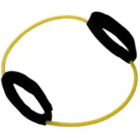 Body-solid BSTART Weerstandsband - Ankle Cuffs Geel - Erg licht