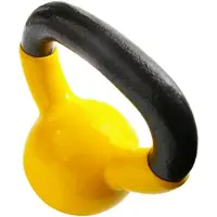 Toorx Kettlebell - Vinyl - Gekleurd 6 kg - Geel