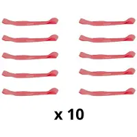 Toorx Weerstandsbanden Set van 10 stuks Zwaar - 30 cm - Rood