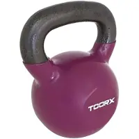 Toorx Kettlebell - Vinyl - Gekleurd 14 kg - Violet