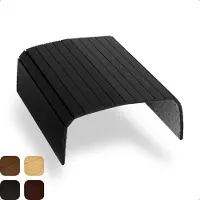 Tuko Armleuning Dienblad - Bamboe - Antislip - Zwart